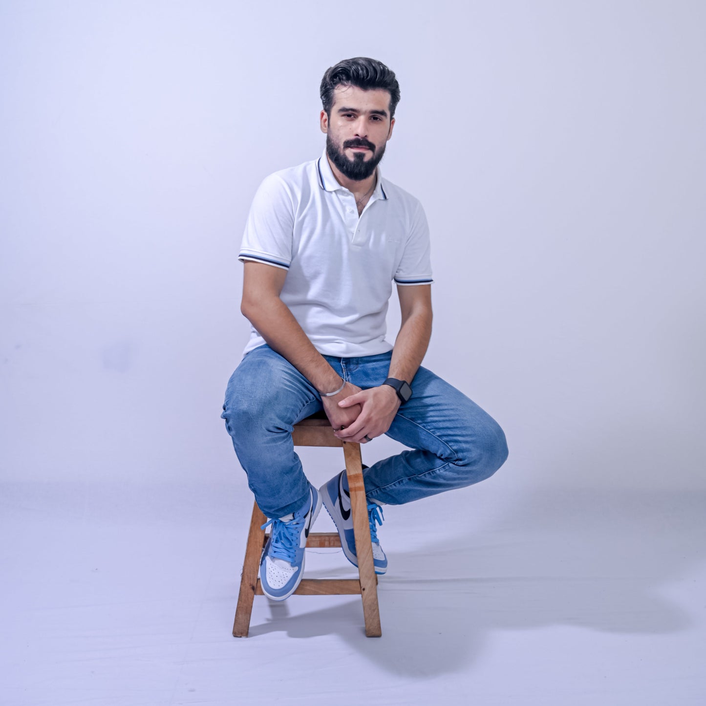 BASIC POLO SHIRT - WHITE