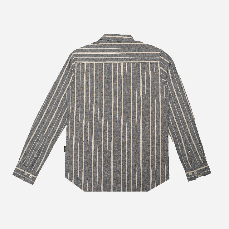 BUTTON DOWN SHIRT BLUE STRIP