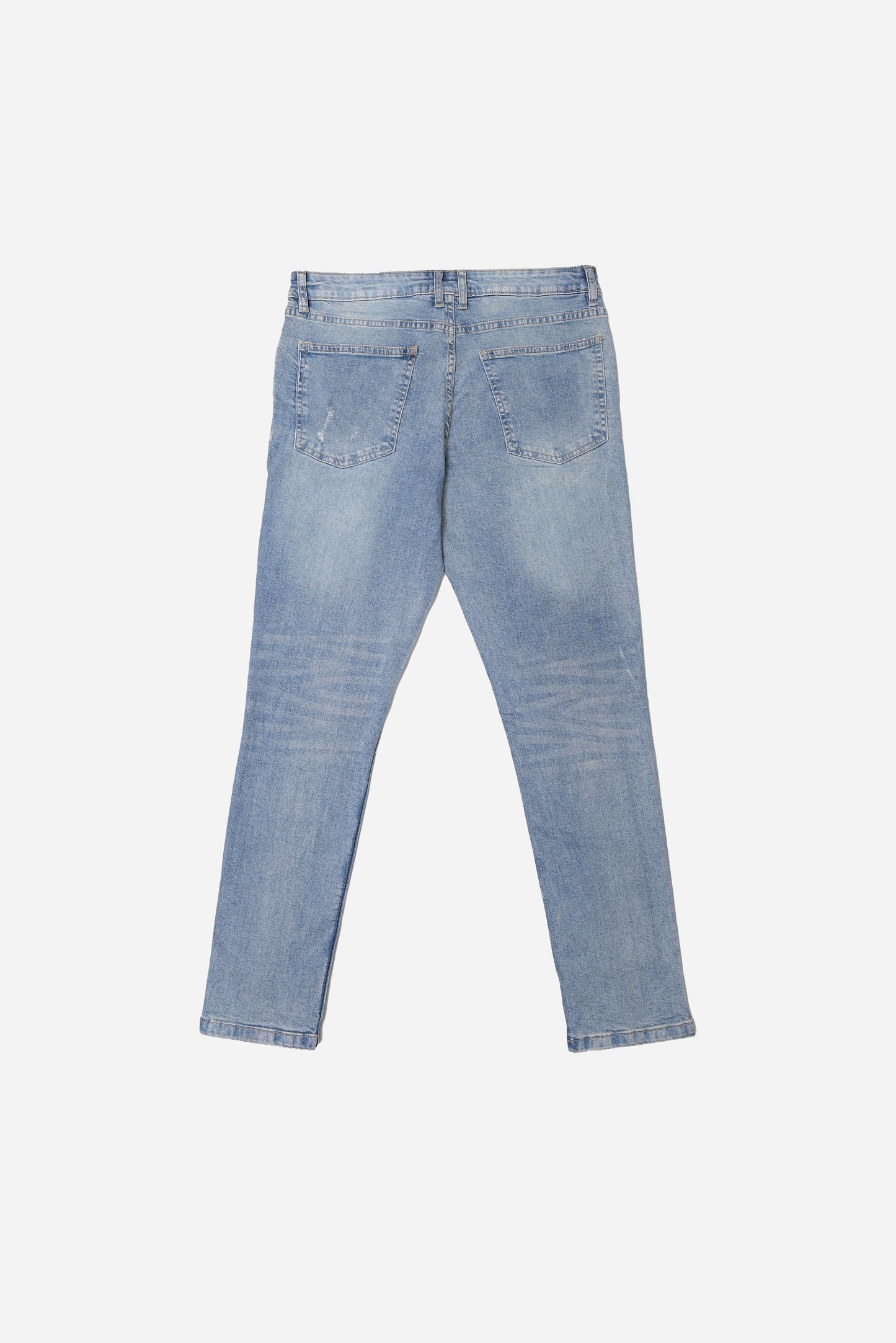 SLIM FIT DENIM JEANS BLUE