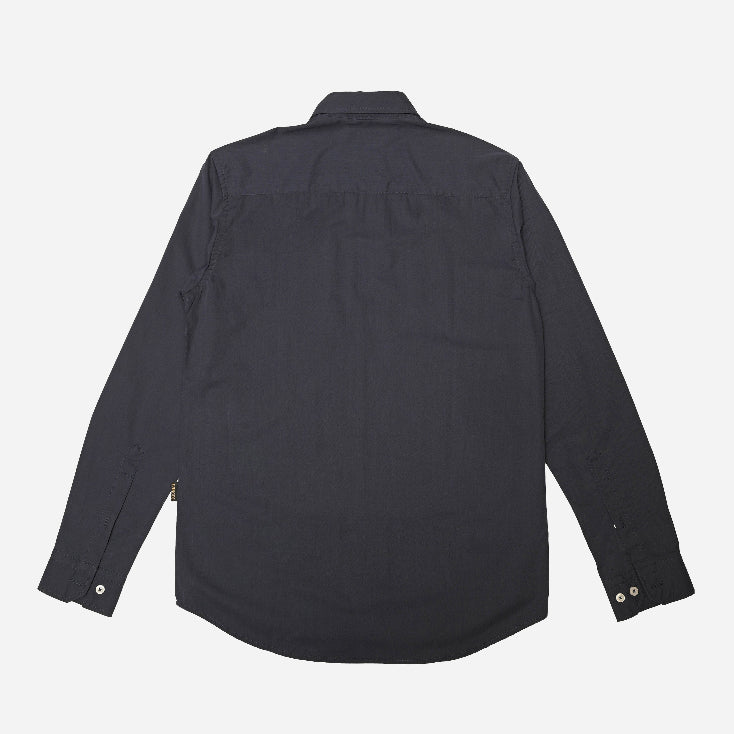 CASUAL SHIRT F/S NAVY PLAIN