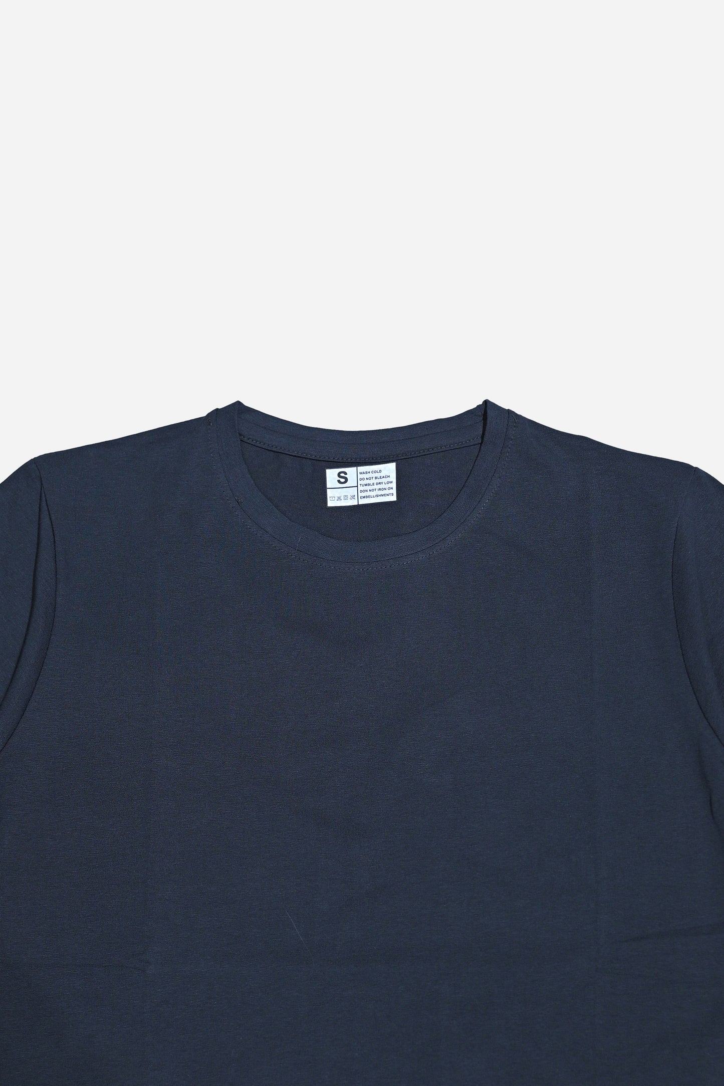 BASIC LYCRA CREW NECK TEES