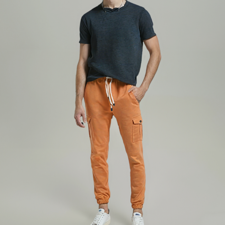 CARGO JOGGER TROUSER ORANGE