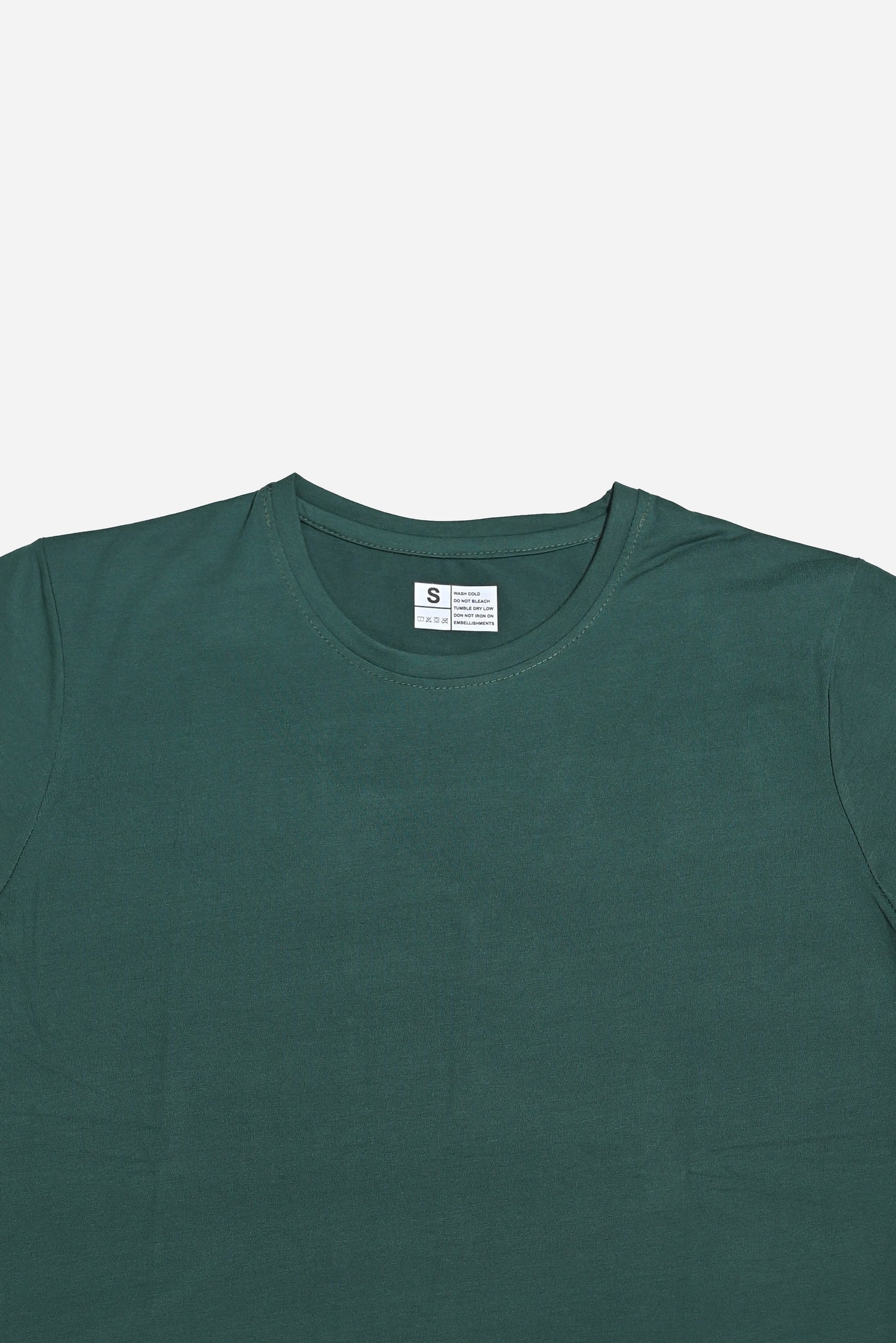 BASIC LYCRA CREW NECK TEES
