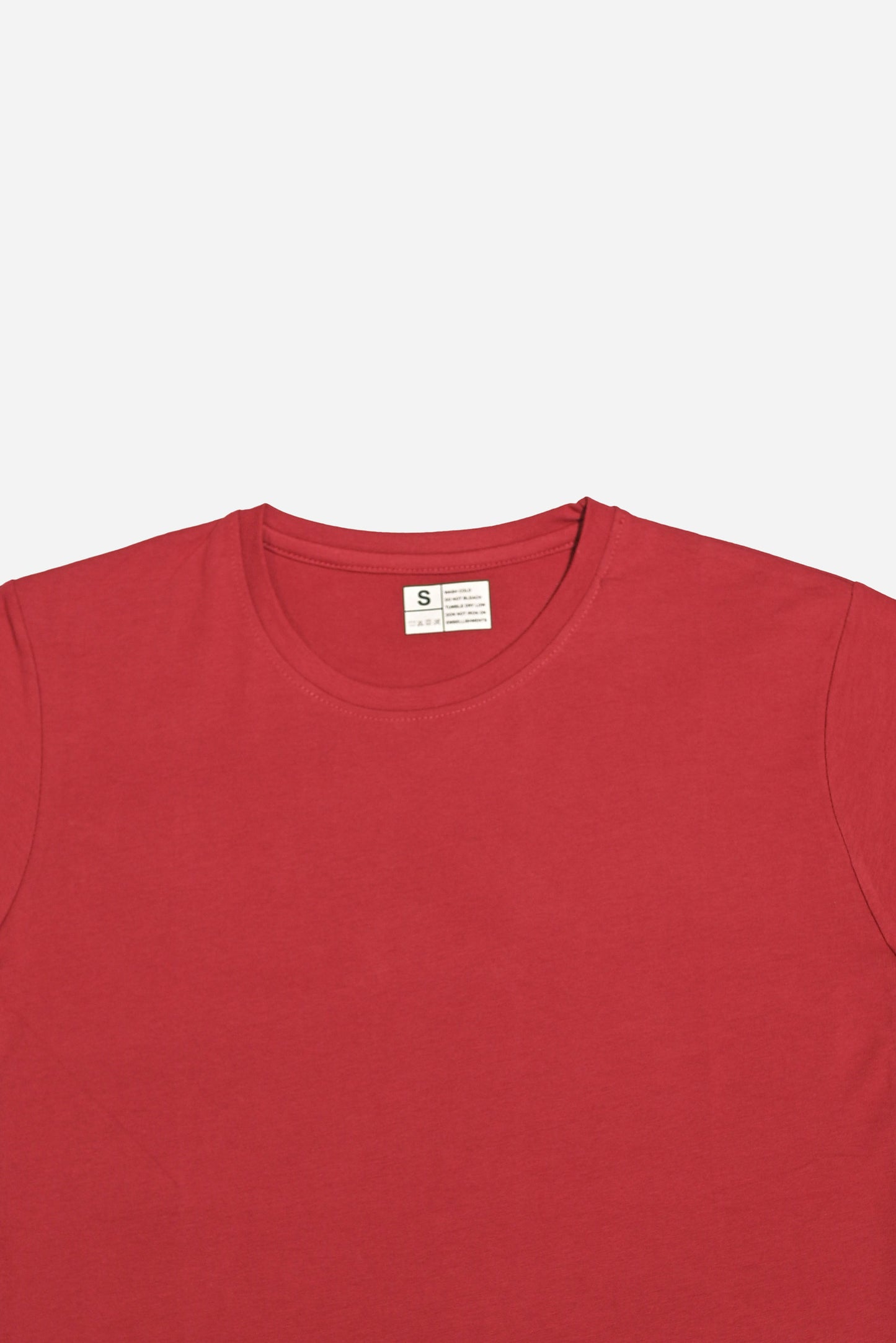 BASIC LYCRA CREW NECK TEES