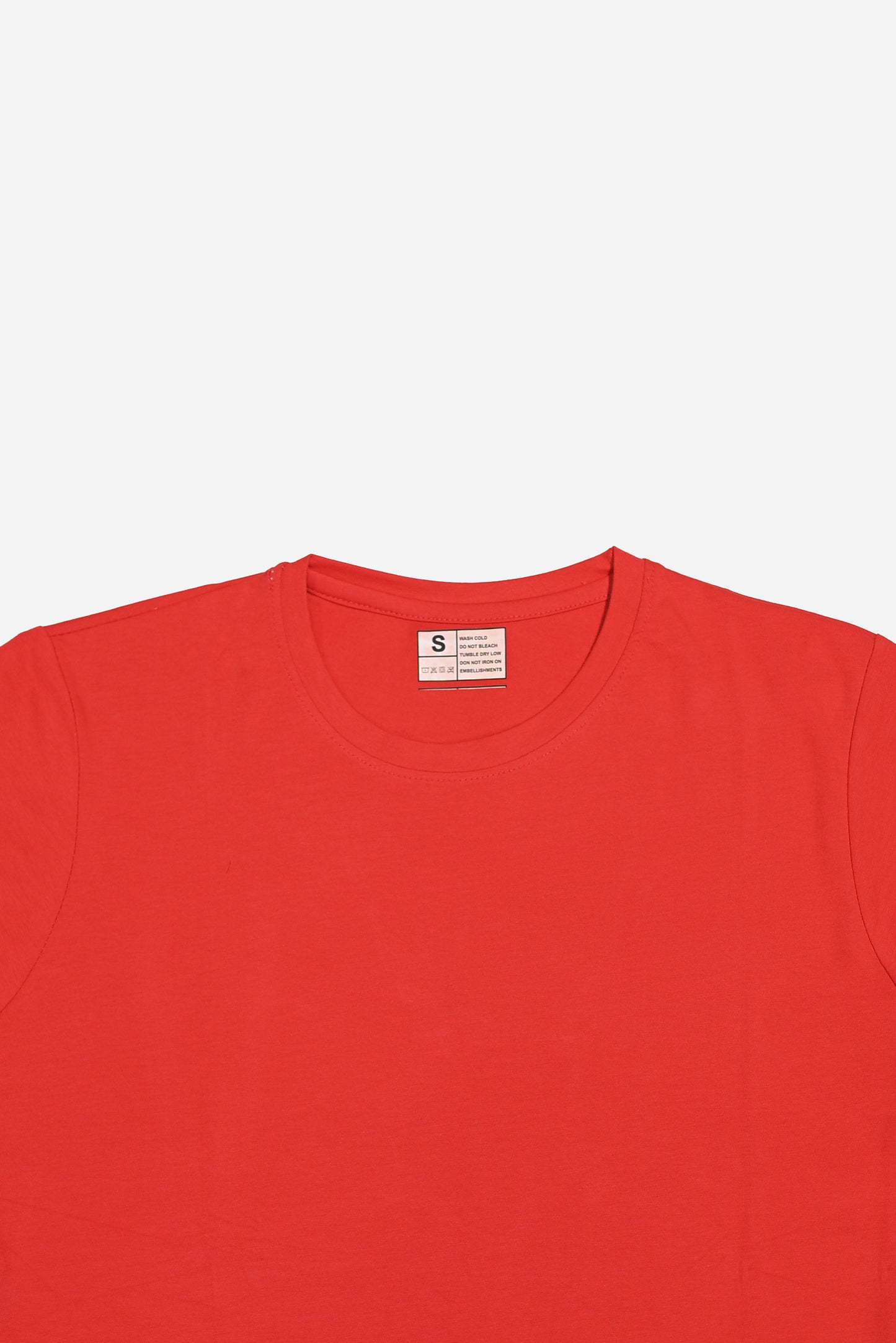 BASIC LYCRA CREW NECK TEES