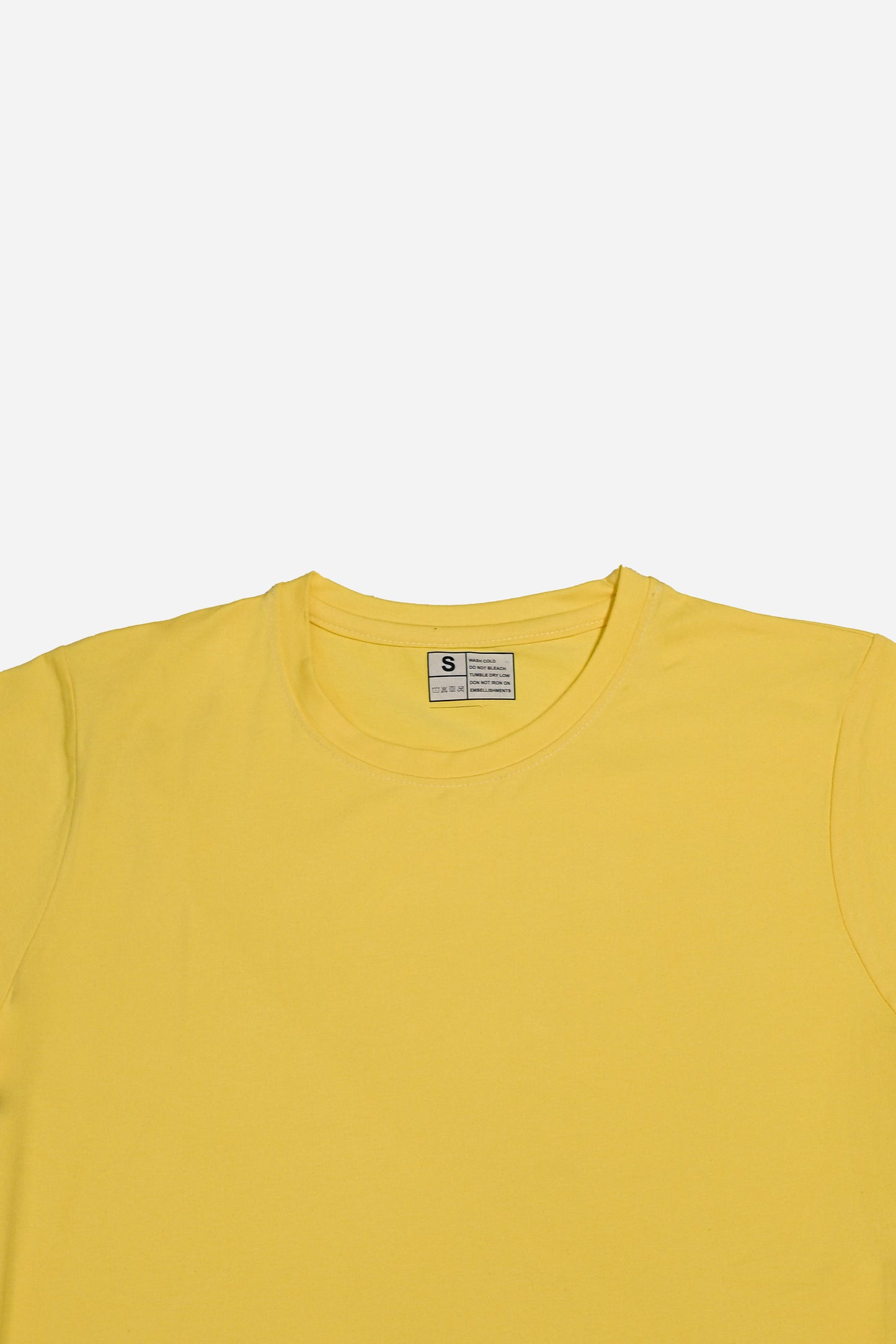BASIC LYCRA CREW NECK TEES