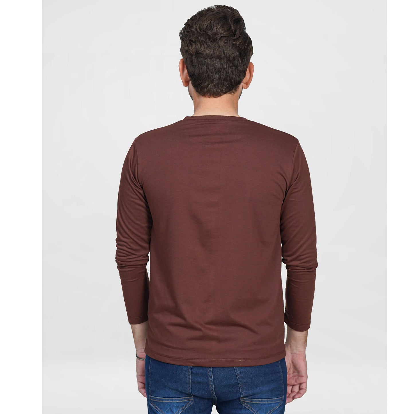 MENS LONG SLEEVE CREW NECK TEES