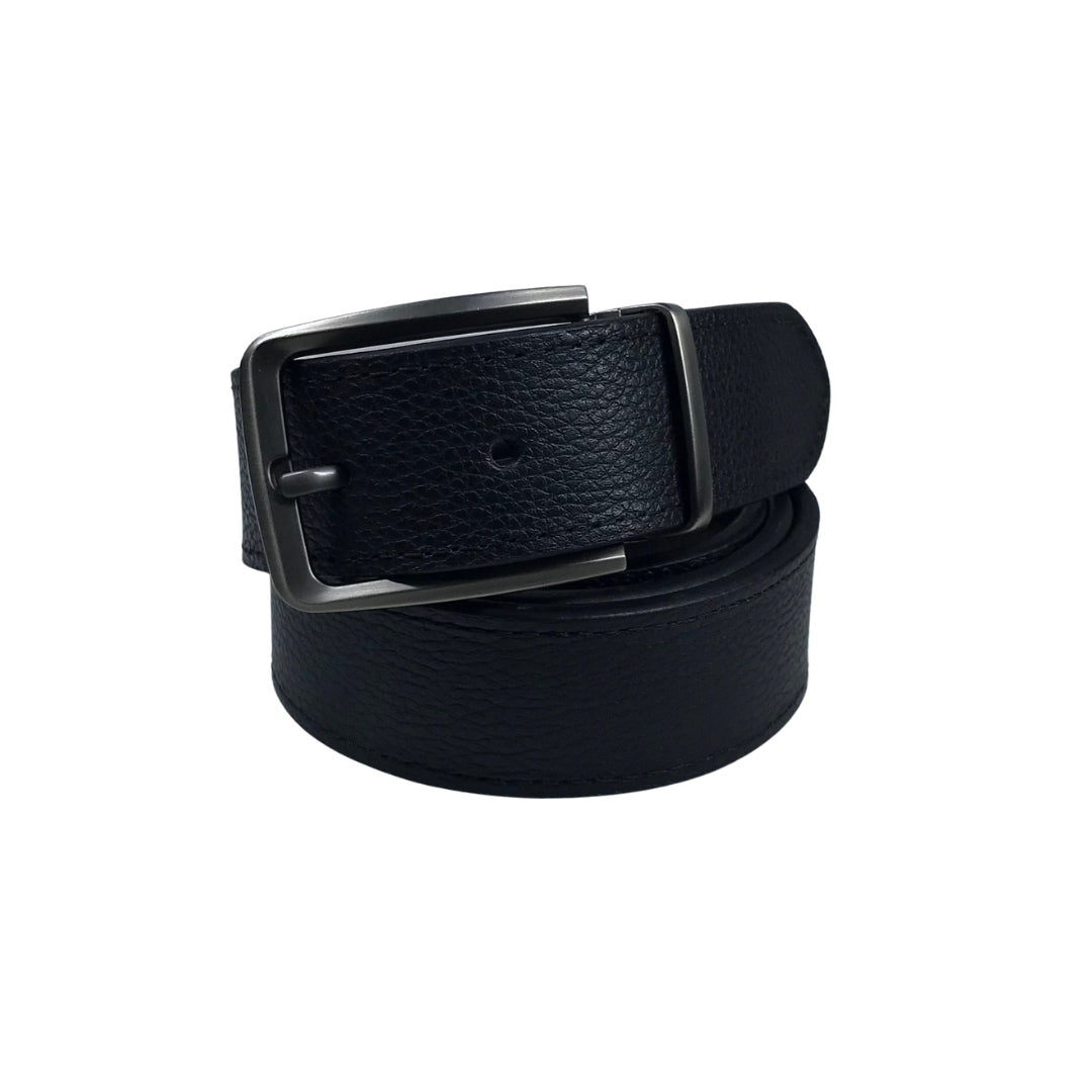 REVERSIBLE TEXTURE LEATHER BELT