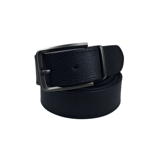 REVERSIBLE TEXTURE LEATHER BELT