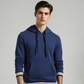KANGROO POCKET RIB TIPPING HOODIE