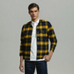 YELLOW & BLACK FLEECE PANEL JACKET