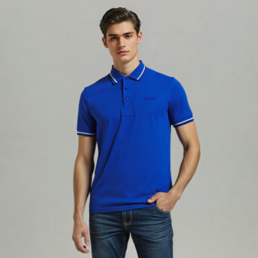 BASIC POLO SHIRT TIPPING COLLAR