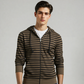 BRN & BLK ZIPPER HOODIE