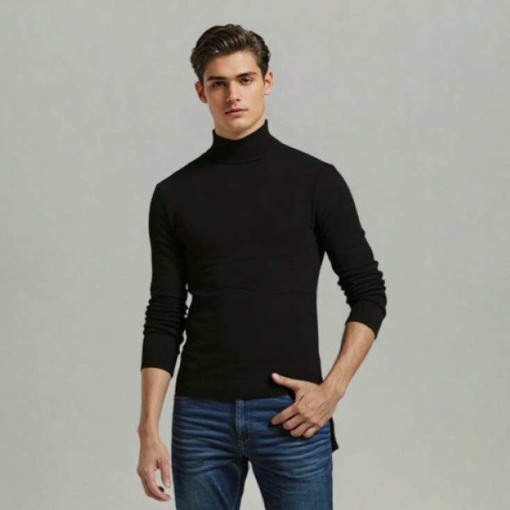 MENS TURTLE NECK SWEATER