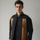 COLOUR BLOCK SLEEVELESS JACKET