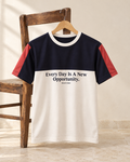 CUT & SEW GRAPHIC T SHIRT