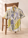TEXTURE RESORT COLLAR PRINTED SHIRT