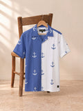 TEXTURE RESORT COLLAR PRINTED SHIRT