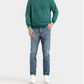 MEN's STRIP SWEATER S V-NECK