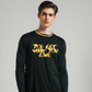 PRINTED CREW NECK SWEATSHIRT