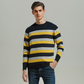 MEN's F/S MULTI STRIP SWEATER