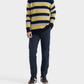 MEN's F/S MULTI STRIP SWEATER