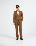 TWO PIECE SUIT SELF TEXTURE
