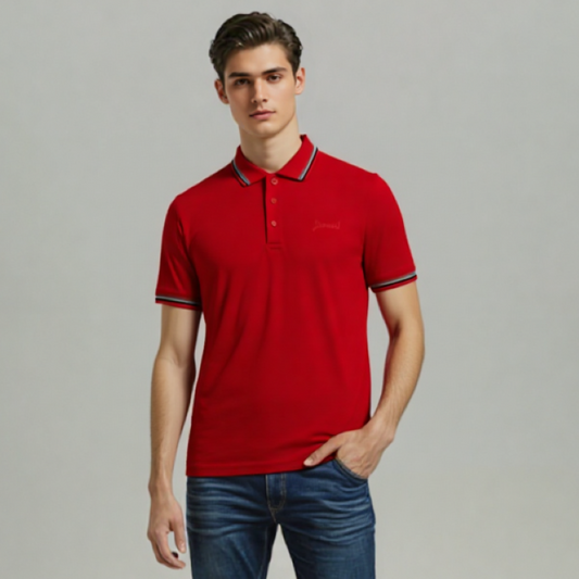 BASIC POLO SHIRT TIPPING COLLAR