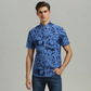 BLUE LEAF PRINTED SHIRT H/S