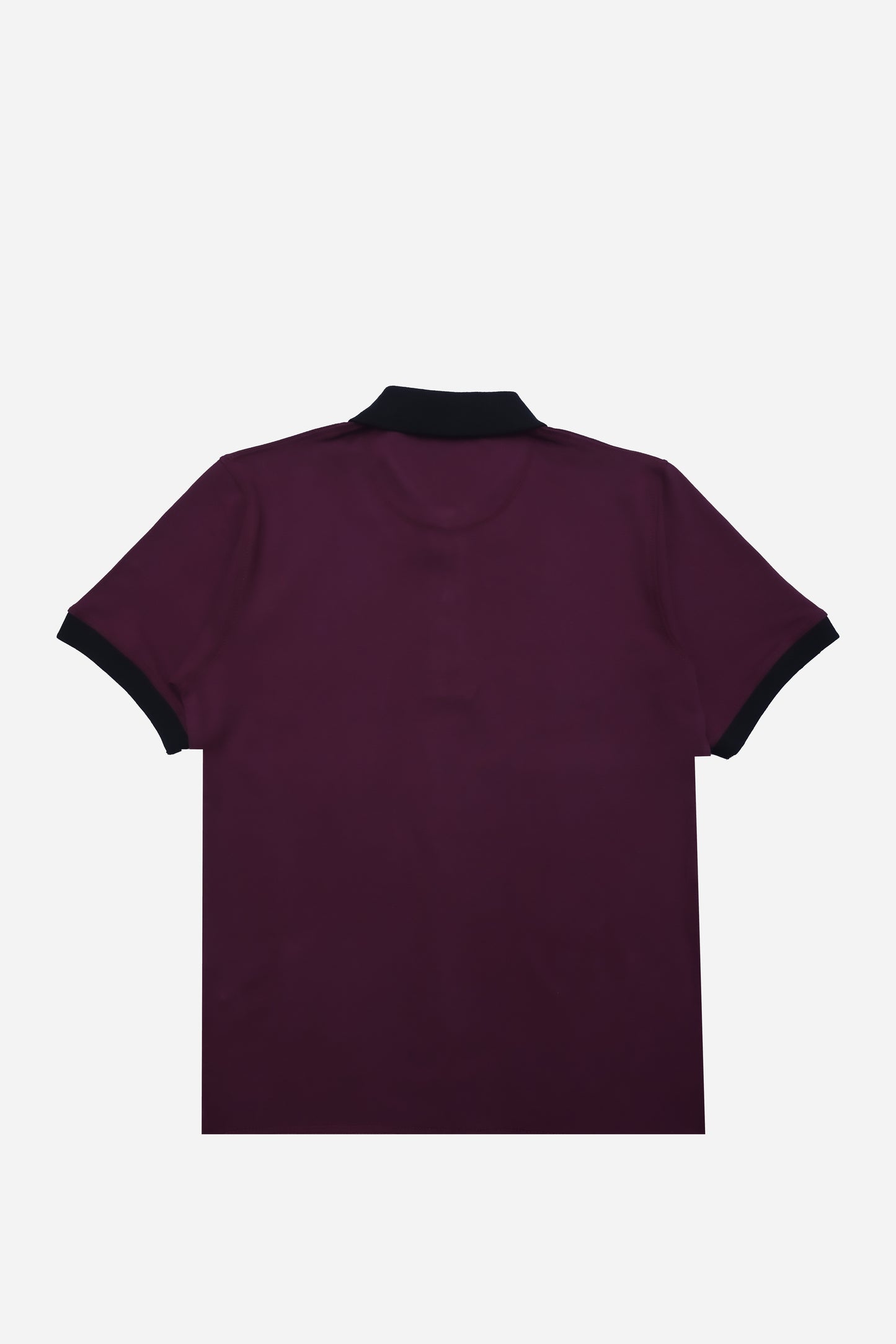 BASIC PIQUE POLO BLACK COLLAR