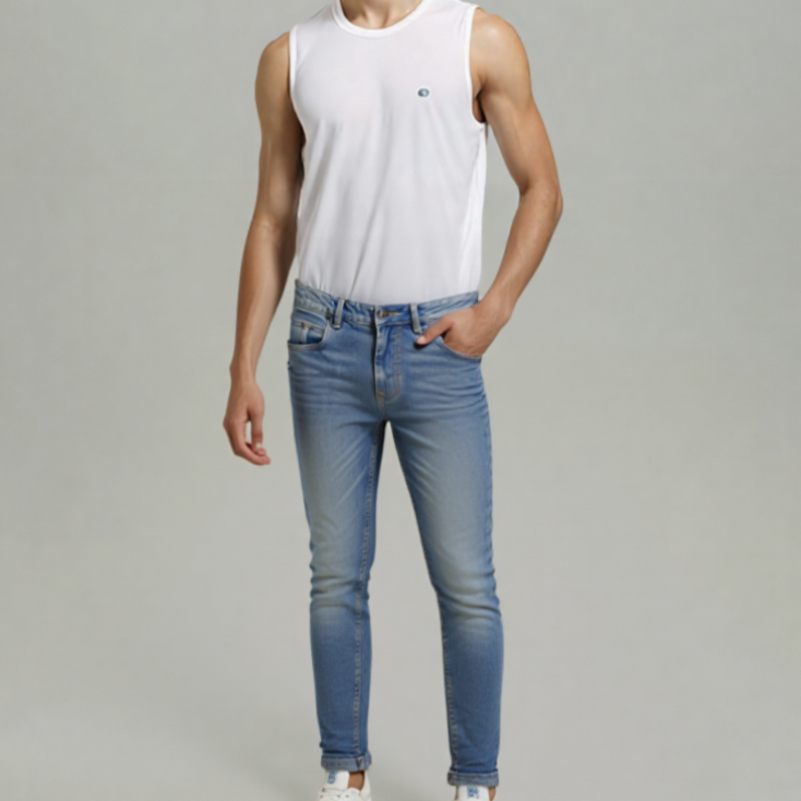 SLIM RELAXED FIT DENIM