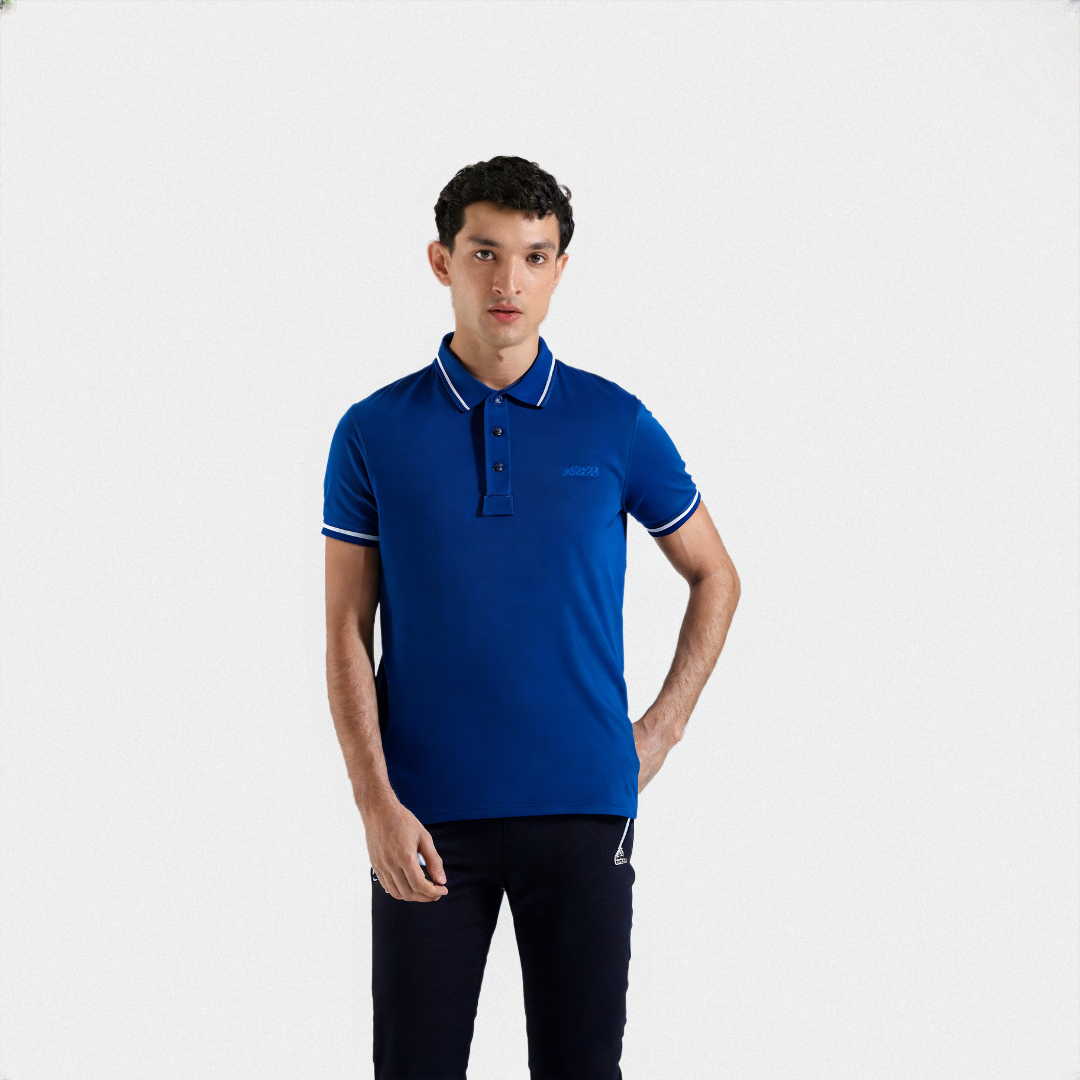 BASIC POLO SHIRT TIPPING COLLAR