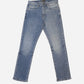 SLIM FIT DENIM JEANS DARK BLUE