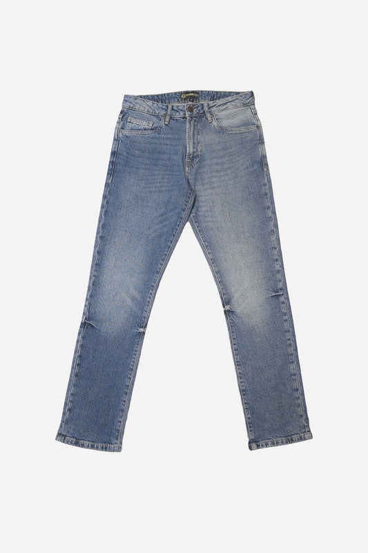 SLIM FIT DENIM JEANS DARK BLUE