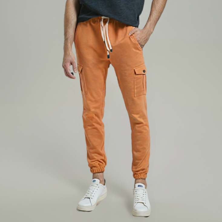 CARGO JOGGER TROUSER ORANGE