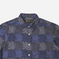NAVY TEXTURE SELF DESIGN SHIRT H/S