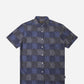 NAVY TEXTURE SELF DESIGN SHIRT H/S