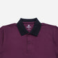 BASIC PIQUE POLO BLACK COLLAR