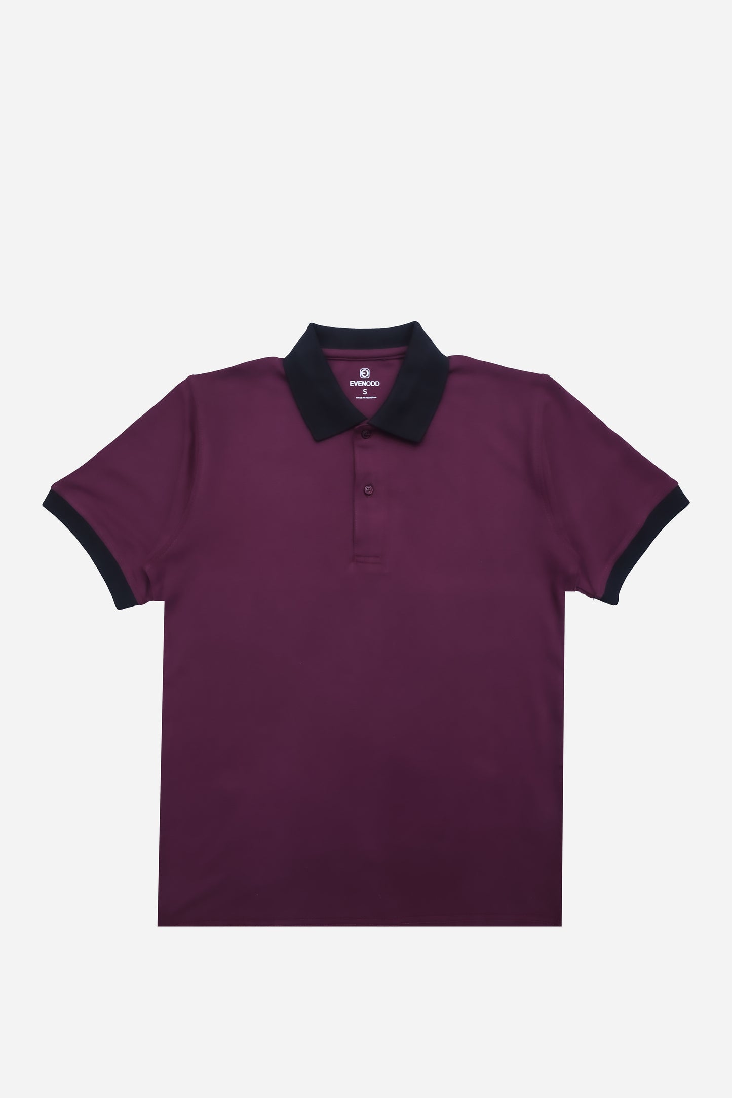 BASIC PIQUE POLO BLACK COLLAR