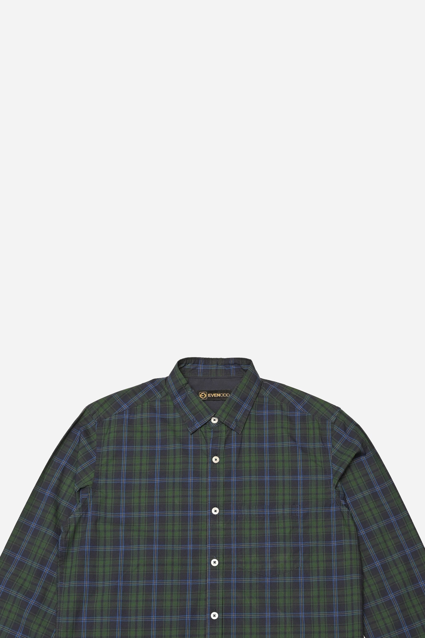 CASUAL SHIRT F/S GREEN CHECK