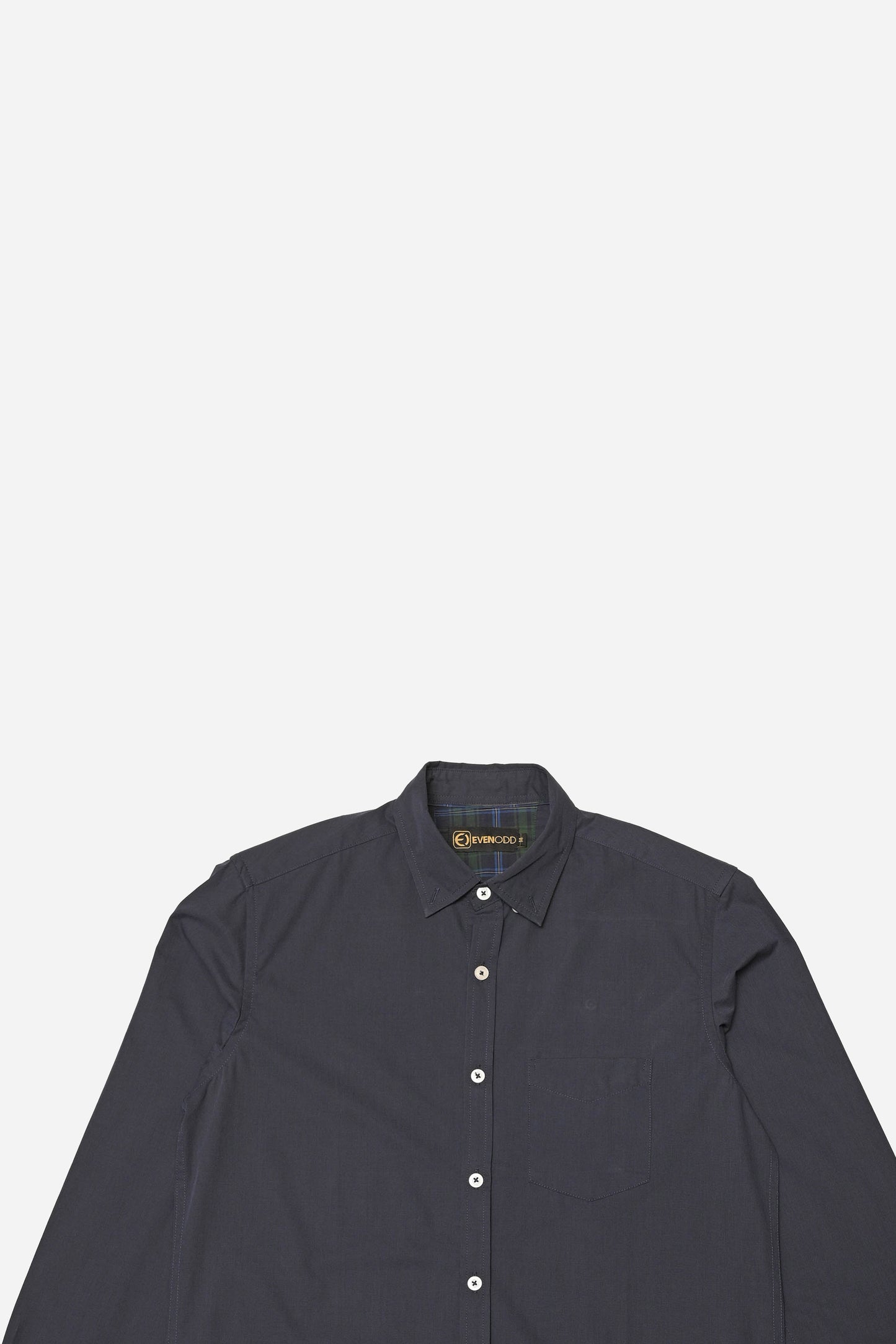 CASUAL SHIRT F/S NAVY PLAIN
