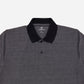 NAVY BLUE CONTRAST BIRD EYE POLO