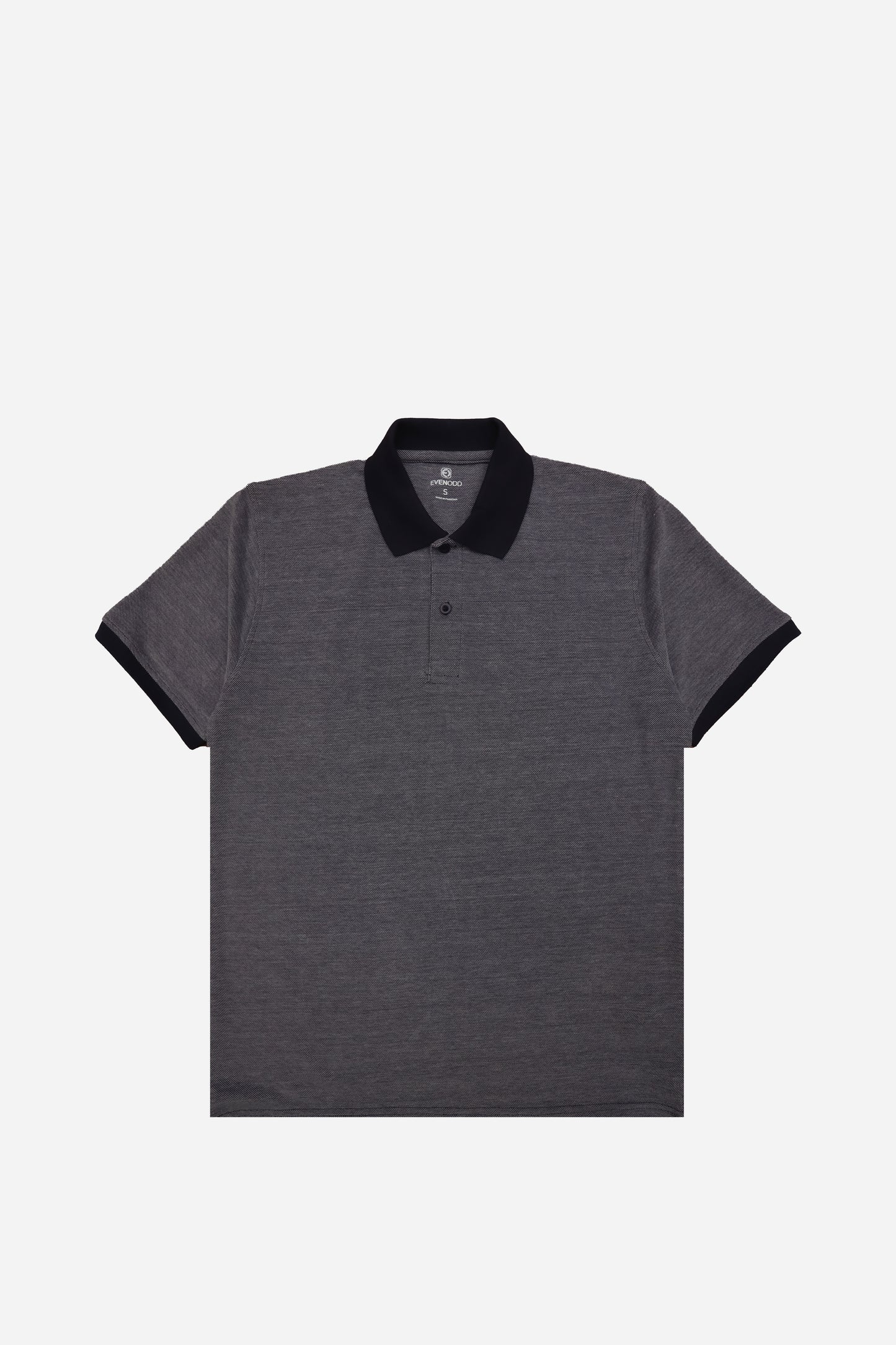 NAVY BLUE CONTRAST BIRD EYE POLO