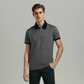 NAVY BLUE CONTRAST BIRD EYE POLO