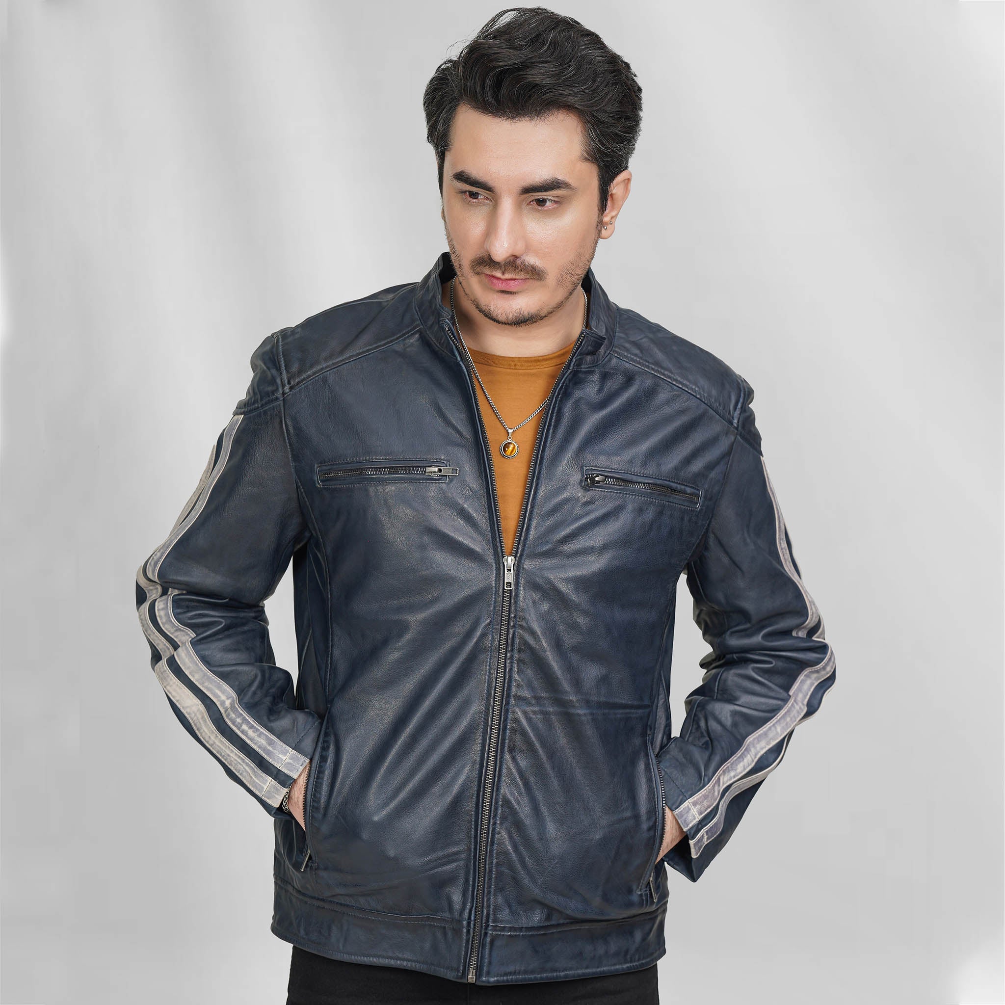 Mens Winter Biker Jackets Evenoddapparel